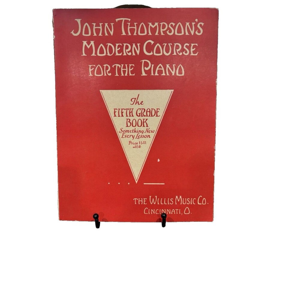 John Thompson Modern Course Piano Fifth Grade Book 1942 Vintage Music